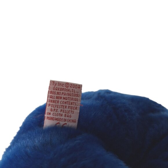 Ty Beanie Buddies SAM Bear Blue Plush Uncle Sam Hat Patriotic 4th July 15" - Picture 7 of 7